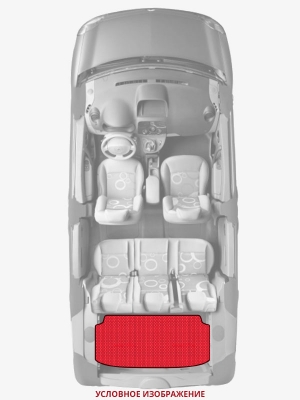 ЭВА коврики «Queen Lux» багажник для Volkswagen Scirocco
